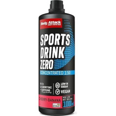 Body Attack sporta dzēriens ar zemu ogļhidrātu saturu 66721 1000ml