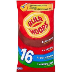 KP Hula Hoops Variety (16x24g) - 6 gabaliņu iepakojums