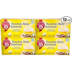 Fenheļa anīsa ķimenes tējkanna 12 iepakojums (12 x 20 tējas maisiņi) 12 x 60 g