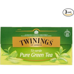 Twinings zaļā tēja Pure Green Tea - 3 x 25 maisiņi