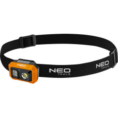 Neo Tools 500 lm USB COB LED uzlādējams lukturis 12 gab.