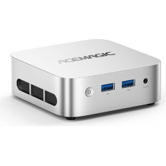 ACEMAGICIAN V1 Mini PC W11 PRO, Intel Alder Lake-N97 (līdz 3,6 GHz), 16 GB DDR4, 512 GB SSD Micro Desktop Computer, HDMI+DP, USB3.2, biznesa/biroja/multimēdijiem