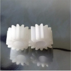 ZHENGGUIFANG ZGF-BR 2 gabali 1M 10T plakana zobratu kārba POM 10-49T zobratu mehānisms Plastmasa zobratu daļām Zobratu zobrats 4 5 6 6 7 8 9 10 mm Bore (cauruma diametrs: 7 mm, zobu skaits: 10 zobi)