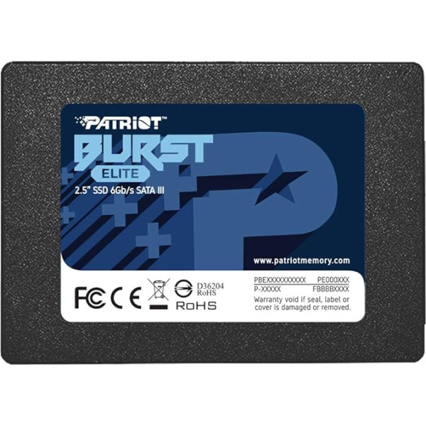 Patriot Burst Elite iekšējais SSD 960GB SATA 3 2,5