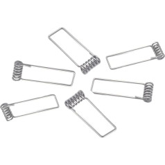 DOMELA Kleine Feder, Torsionsfeder, T-Feder, Flache Torsionsfeder 316 Edelstahl-Haltefeder-Clip-Verriegelung for leichte Downlight-Deckenleuchten-Clips (izmērs: FWLG GS 1.2 * 55)