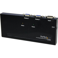 StarTech 2 Port High Resolution VGA Video Splitter - 350 MHz