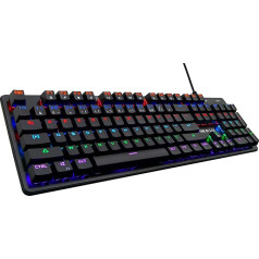 G-Lab Keyz Carbon V3 mehāniskā spēļu tastatūras izkārtojums amerikāņu zilais slēdzis augstas skārienjutības kvalitātes spēļu tastatūra daudzkrāsains LED fona apgaismojums Total Anti-Ghosting