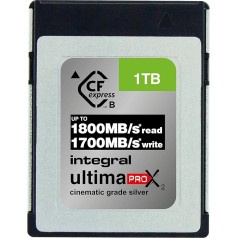 Integral 1TB - 1000GB CFexpress Type B SD Card 2.0 12K & 8K RAW & 8K 120 For Advanced Cinematic & DSLR Cameras that Require High Write Speed < 1300MB/s | CF Express Type B