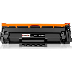 HenceBuy 135X W1350X toneris ar mikroshēmu saderīgs ar HP 135X melnā tonera kasetni HP Laserjet MFP M234sdn M234dw M234sdw M234dwn M234sdw M234dwn M234 M209dw M209 (melns, 1 iepakojums)