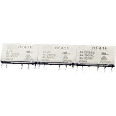 41F HF41F INDUSTRIAL RELAY SUBMINIATURE POWER RELAY HF41F-24-ZS HF41F-12-ZS HF41F-5-ZS HF41F 24V 12V 5V ZS 5PIN Реле управления (HF41F-24-ZS)