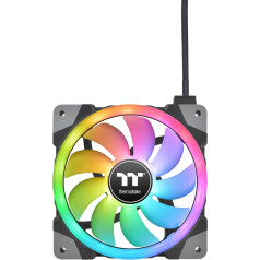 Thermaltake Swafan EX12 RGB PC dzesēšanas ventilators TT Premium Edition 3 Pack, 120 mm, melns