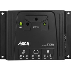 Saules enerģijas kontroles sistēma Steca Solsum 10.10F 12/24V - 10A