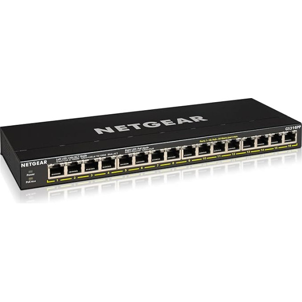 Netgear GS305P 5 portu gigabitu Ethernet tīkla piecu porti