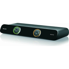 Belkin OmniView SOHO Series 2-Port KVM Switch with Audio Sharing - VGA Display - USB and PS/2 (Cables Included)