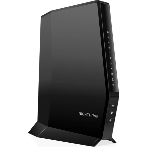 NETGEAR Nighthawk WiFi 6 kabeļmodems maršrutētājs CAX30, saderīgs ar Xfinity, Spectrum un Cox, AX2700 (līdz 2,7 Gbps) DOCSIS 3.1