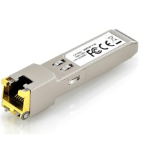 DIGITUS universālais gigabitu SFP+ modulis - 10 Gbit/s - CAT 6A vara Patch kabelim - Mini GBIC - RJ45 ligzda - 100 m diapazons - Plug & Play