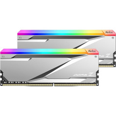 Netac RGB DDR5 7600MHz 32GB (2 x 16GB) RAM DRAM ar radiatoriem 288Pin UDIMM datorspēlētājiem