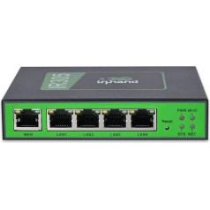 InHand Networks IR305 Industrial Iot LTE 4G VPN maršrutētājs, 5 Ethernet pieslēgvietas, Dual SIM, Wan Failover, I/O pieslēgvieta, attālais savienojums, savienojuma dublēšana, Mu-mimo, VLAN