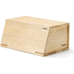 Continenta maizes kaste Gumijas koka priekšējais vāks Var izmantot kā kapāšanas dēli Izmērs: 40 x 26 x 18,5 cm (bez naža)