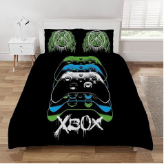 Coco Moon Xbox vienvietīga, divvietīga vai karaliska sega Microsoft Gamer Xbox dāvanas (pārklājums, divvietīga)