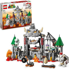 LEGO Super Mario Bone Bowsers Fortress Battle - Paplašināšanas komplekts ar 5 varoņiem: Bones Bowser, Ember Sucker, Bone Piranha, Bone Gumba un A Purple Toad 71423