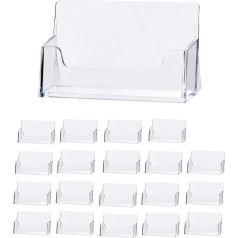 helit The helpdesk H2350902-20 Vizītkaršu turētājs 85 x 55 mm formātam, 20 gabaliņi, caurspīdīgs iepakojums