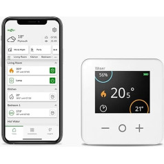 Drayton by Schneider Electric WT714R9K0902, 230 V, smilšakmens audums, termostats 1, tikai sildīšanai, iepakojumā 7 gab.