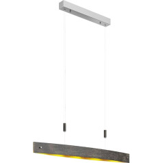 Lucande LED ēdamgalda piekaramais gaismeklis Dimmable Regulējams augstums piekaramais gaismeklis Ēdamgalds Metāla melns zelts Piekaramais gaismeklis Ēdamistabas lampa Dzīvojamās istabas lampa