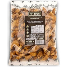 Mr Tubs cūkgaļas krekinga skaidiņas - liels 250g maisiņš - augstākās kvalitātes krekinga skaidiņas, bez skrāpējumiem - bez lipekļa, ar augstu olbaltumvielu saturu, zemu ogļhidrātu saturu, keto-izturīga cūkgaļas ādas uzkoda (250g, tradici