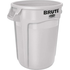 Rubbermaid FG263200WHT-001 Brute konteiners ar ventilācijas kanāliem, 121,1 l, balts