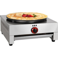 Kommerzielle Crêpes-Maschine, 40 cm, Methangas-Pfannkuchen, große Kochplatte, antihaftbeschichtet, für Geschäfte, Get-Togethers, Eierpfannkuchen, Hot Dogs