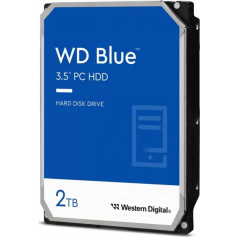 wd blue 2tb 3.5 64mb sataiii 5400 rpm cietais disks