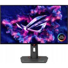 Monitors rog strix oled 26,5 collu xg27aqdmg rog woled 240hz 0,03ms dp hdmix2 usbx2 pivot