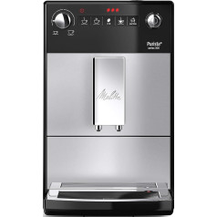 Melitta Purista F 230-102 Pilnībā automātisks kafijas automāts ar klusu konusa dzirnaviņu, kafijas automāts, sudraba krāsā