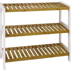 HAKU Möbel 38330 Plaukts 70 x 26 x 54 CM Balts / Dabīgs