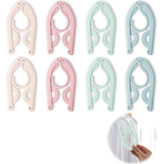Handtuch-Clips, Reisebügel, faltbare Kleiderbügel, große Strandtuch-Clips, tragbar, faltbar, 4 Farben, Reisebügel, Zuhause, Hotel, Camping, Urlaub, Reisezubehör, Cruise Essentials