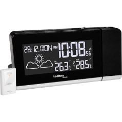 TECHNOLINE Wt 539 - Projektionsfunkwecker Mit Anzeige Von Innen- Und Außentemperatur Und Vorhersage Der Wettersituation - Pulkstenis
