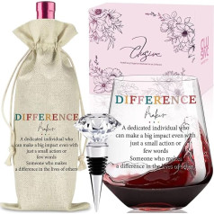 CLUSIVC Difference Maker Dāvanas sievietēm, Difference Maker Tumbler, Dzimšanas dienas dāvanas sievietēm, Pateicības dāvanas priekšniekam, Darbinieku pateicības dāvanas kolēģiem