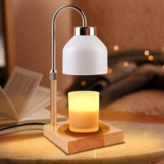 Sveču sildītāja lampa, regulējams sveču sildītāja augstums, sildītāja lampa, aptumšojama, jogai, mājai, guļamistabai, dekorēšanai
