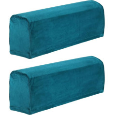 sourcing map 2 gabali dīvāns roku balsts Covers, Stretch dīvāns roku balsts Cover krēsli dīvāni Dīvāns Arm Anti-Scratch dīvāns Cover Peacock Blue