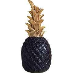 Uposao Ananāsu rotājums Ananāsu melns Mūsdienīgi radoši ziemeļu sveķu ananāsu rotājumi Dekoratīvie figūriņu galda rotājumi dzimšanas dienas svinībām, logiem, telpu rotājumiem kāzu ballītei, fotogrāfijai