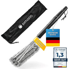 Dimono® Profesionāla BBQ birste 360° tīrīšanai no nerūsējošā tērauda - Āra grila un grila ātrai tīrīšanai (standarta)