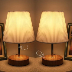 HSLighting nakts lampa Touch Dimmable: Galda lampa ar pieskārienu: pieskāriena aptumšojama spuldzīte 3 spilgtuma līmeņi Regulējama galda lampa Minimālistiska lasīšanai Dzīvojamā istaba