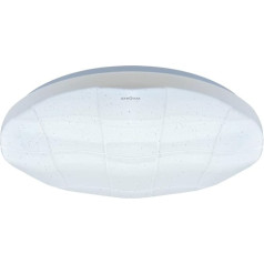 LED griestu gaisma ar zvaigžņotām debesīm Apaļš diametrs 37 cm IP44 balta 4000 K neitrāli balta 2490 lm Griestu gaisma Vannas istabas lampa