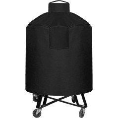 Westeco pārsegs XL Big Green Egg, papildaprīkojums Extra Large Egg Kamado Joe Char-Griller Louisiana Ceramic Grill Heavy Duty Waterproof, melns, 35,5