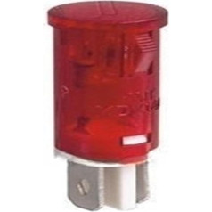 BADIKA Indikatora lampa 100 gabaliņi Displeja gaisma MDX-14A, MDX-14A DC12V DC24V AC220V 14mm, displeja slēdzis (dzeltens, AC220V)