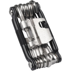 Velosipēdu daudzfunkcionāls rīks, velosipēdu daudzfunkcionāls rīks, velosipēdu remonta komplekts, ieskaitot sešstūra, Phillips skrūvgriezi PH1, 5mm slīpskrūvgriezi, Torx atslēgu T25