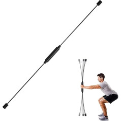 Pilates bārs, pārnēsājama jogas nūja, sporta šūpoļu nūja, pieaugušo šūpoļu nūja, ķermeņa augstfrekvences apmācības bārs, elastīga josla, noņemama daudzfunkcionāla josla, fitnesa aprīkojums līdz 34 mārciņām pretestības
