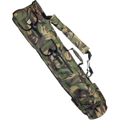 Carp On - Makšķerēšanas piederumu soma 600D DPM Camo 4 Rod Quiver Sling Umbrella Bag (120 x 33 cm) - Makšķerēšanas bagāžas pārvadāšanai - izmantojama uz upes vai krasta [27-2130C]