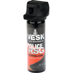RSG-Policijas piparu aerosols ar platu strūklu, 63ml